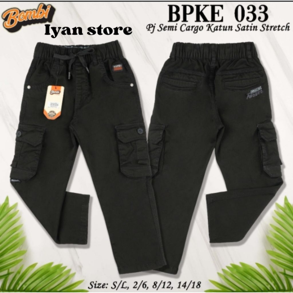 Celana panjang anak laki-laki ( Bombi Cargo khusus warna hitam)