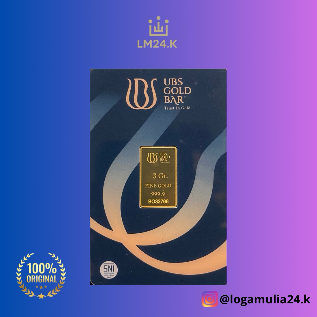 Emas UBS 3 gram Logam Mulia