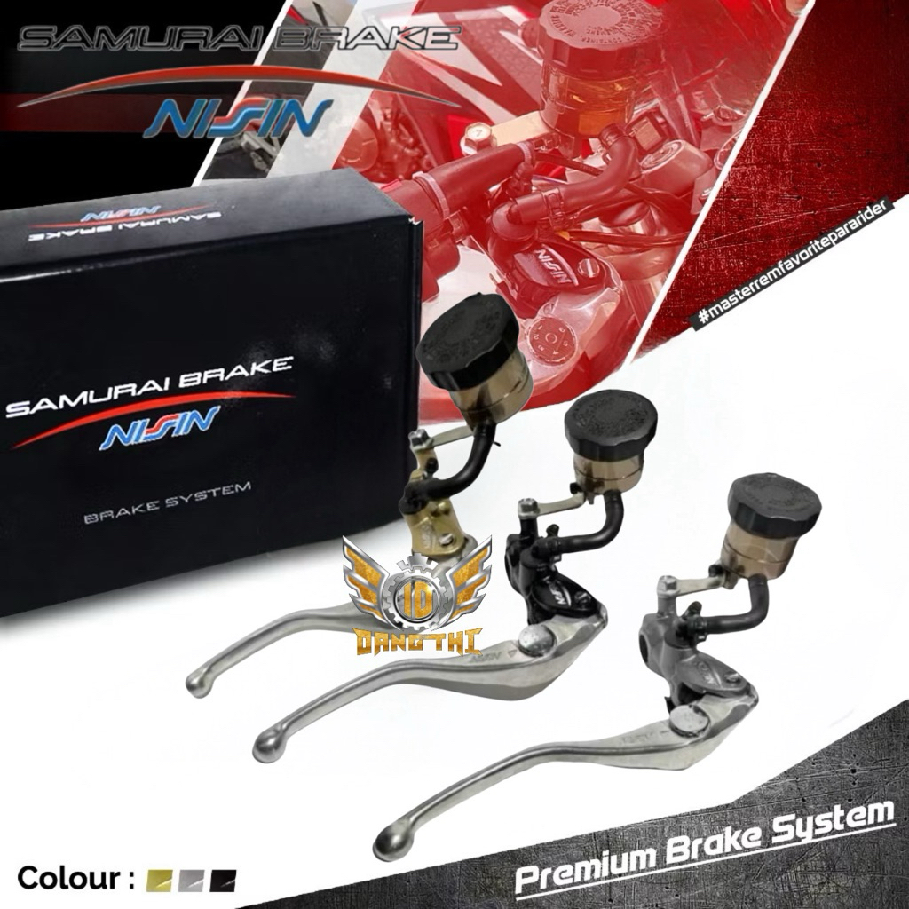 Master Rem Kanan Nissin Samurai Radial 16mm Universal Ninja Vixion Byson Rx King Firz Vario Beat Sco