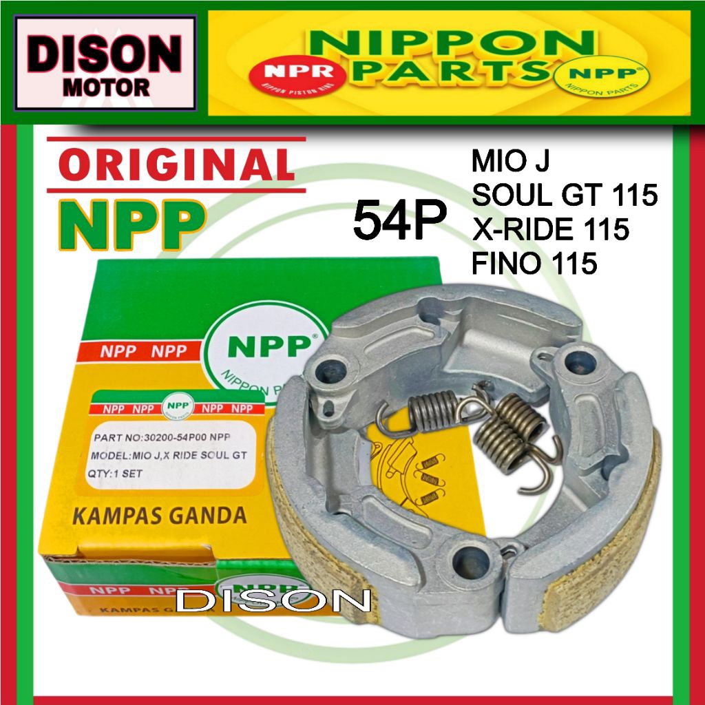 Kampas ganda Mio j Soul GT 115 Xride 115 Fino 115 54P original kampas kopling ganda npp