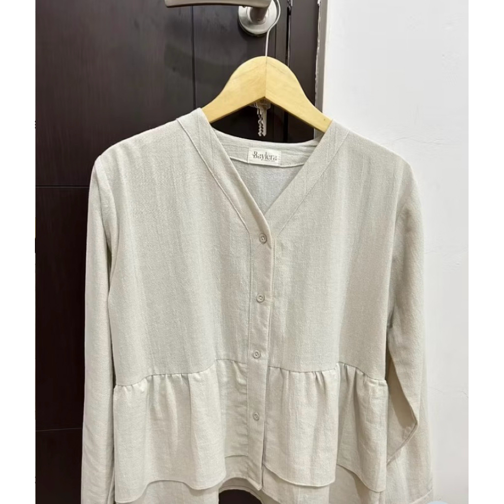 preloved blouse linen