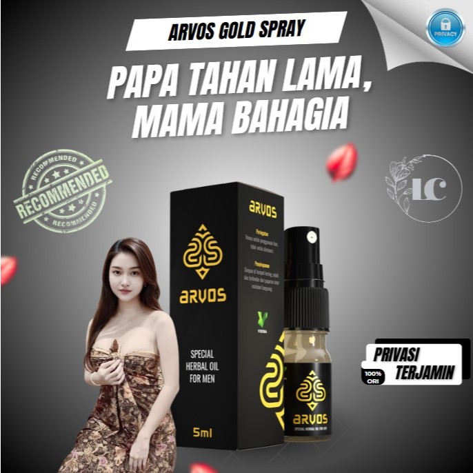 SPRAY_ Atasi Ejakulasi - dini - Arvos Original __ OBAT OLES PRIA TAHAN - LAMA