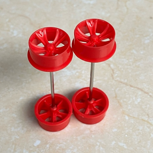 VELG A SPOKE MERAH ORIGINAL TAMIYA SUDAH BALLANCE PRESISI