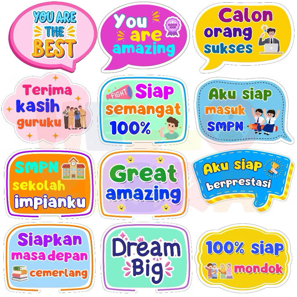 Props PhotoBooth Graduation SD | Graduation SD menuju SMP | Dekorasi Foto Photobooth | Aksesoris Fot