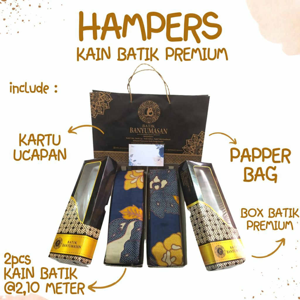 HAMPERS PREMIUM / KADO PERNIKAHAN EXCLUSIVE / HAMPERS BATIK / KADO ULANG TAHUN / KADO WISUDA / BATIK