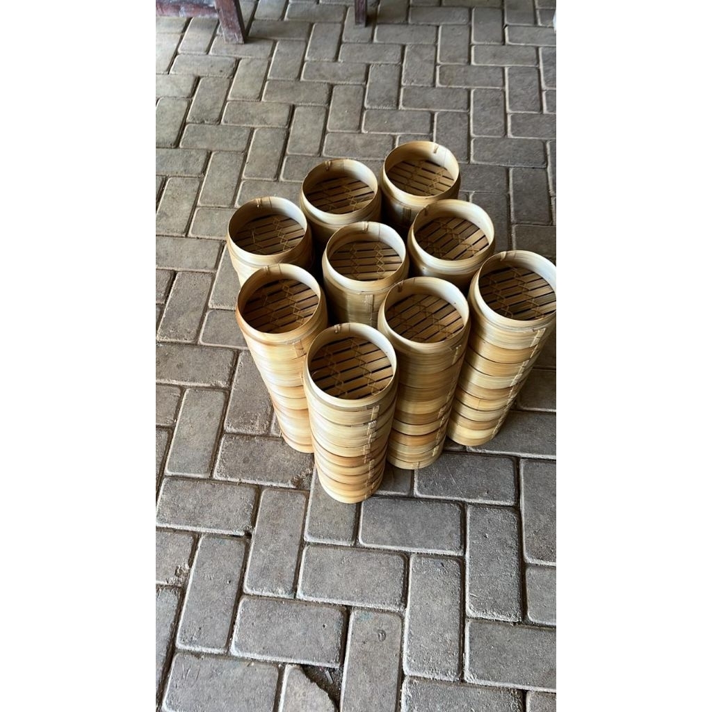 klakat dimsum/pengukus dimsum/laseng/klakat bambu ukuran 13cm