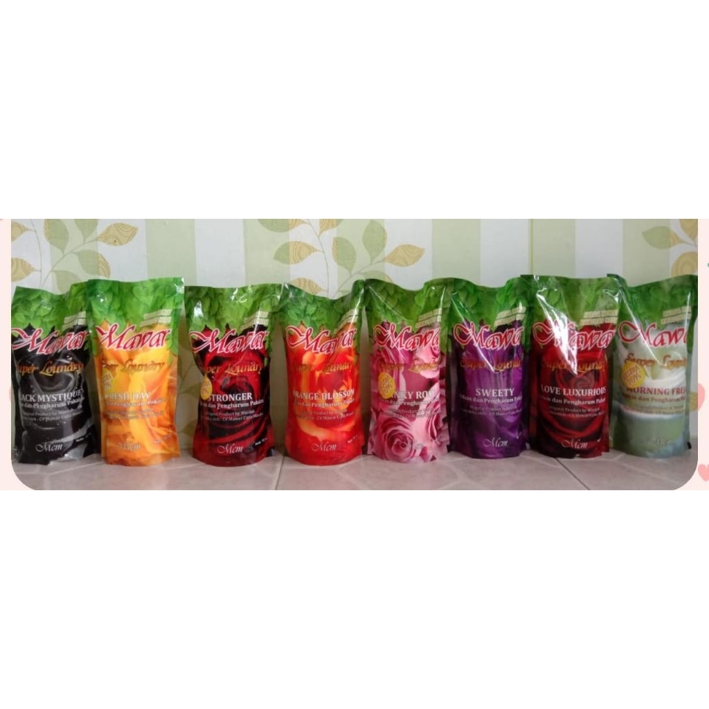PARFUM LAUNDRY MAWAR - PEWANGI PAKAIAN - TAHAN LAMA KEMASAN REFFIL