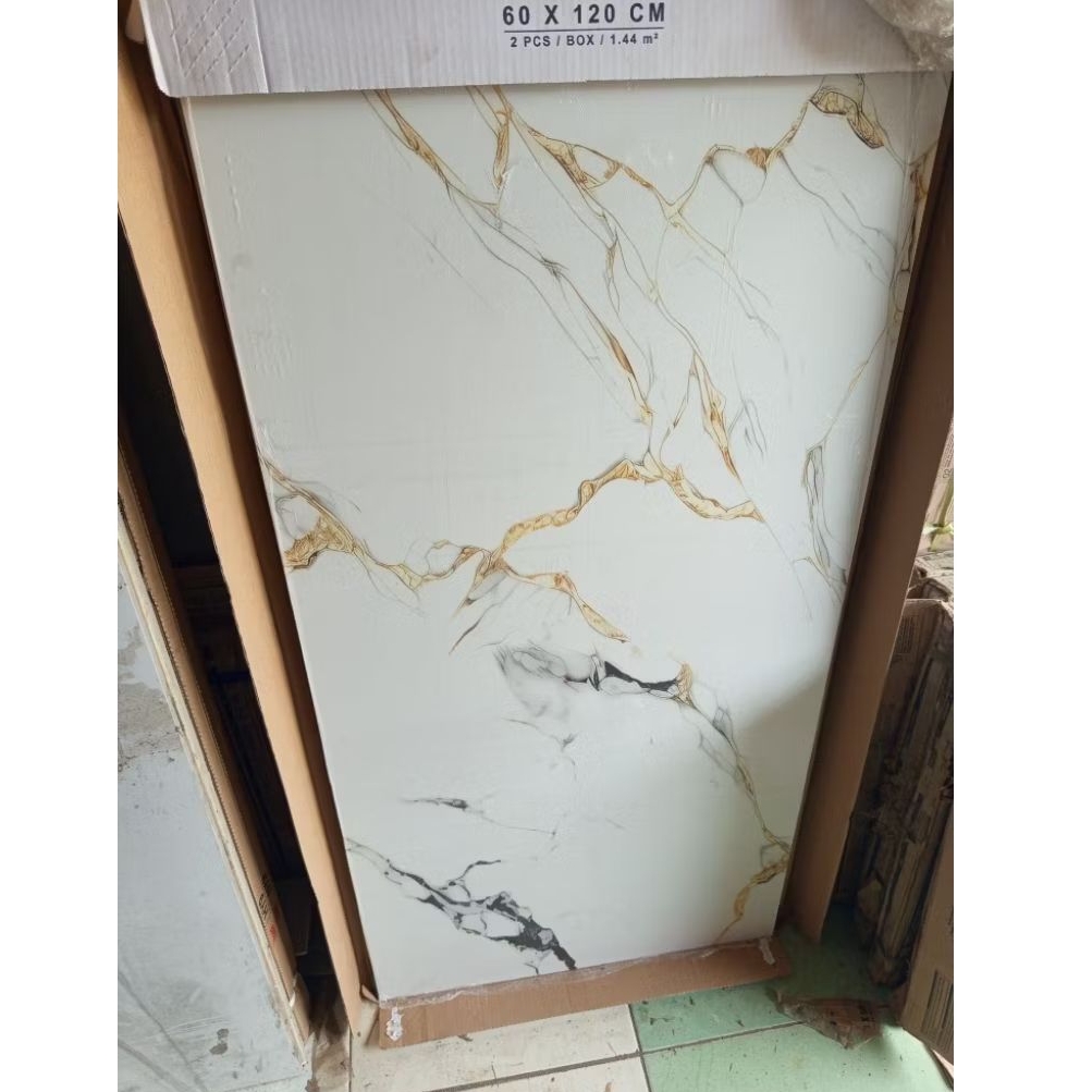 Granit concord 60x120 motif emas dan hitam