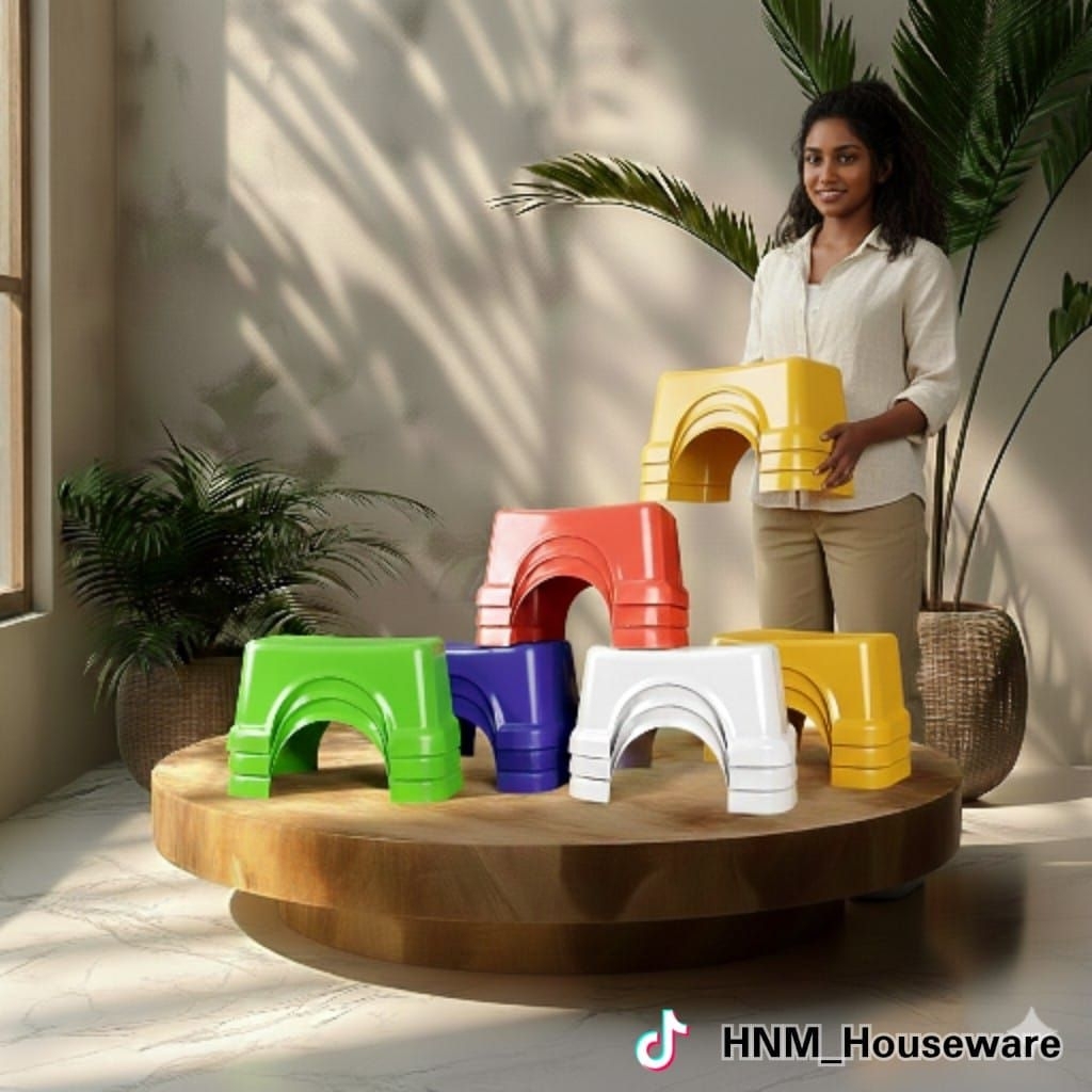 Kursi jongkok pendek/dingklik kecil/bangku plastik tebal dan kuat