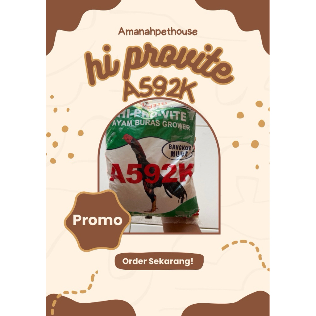 Pakan Ayam A592k Original | Pakan Ayam Ternak Pedaging & Petelur