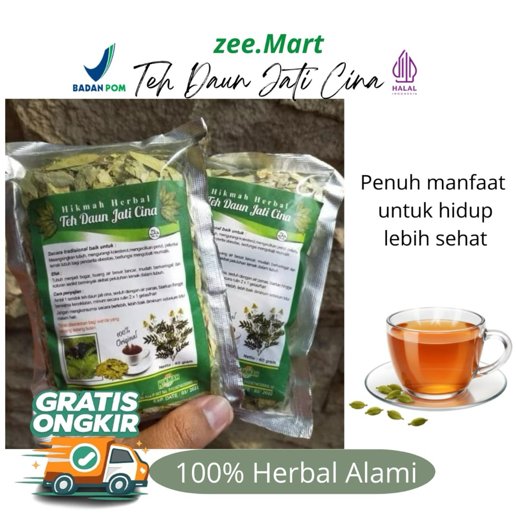 TEH DAUN JATI CINA BPOM // TEH DAUN JATI CINA ORIGINAL // TEH DAUN JATI CINA HERBAL