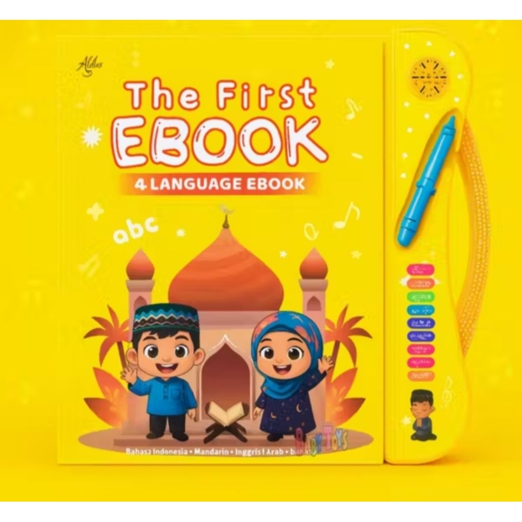 Mainan Edukasi Anak Ebook muslim 4in1 Ipad