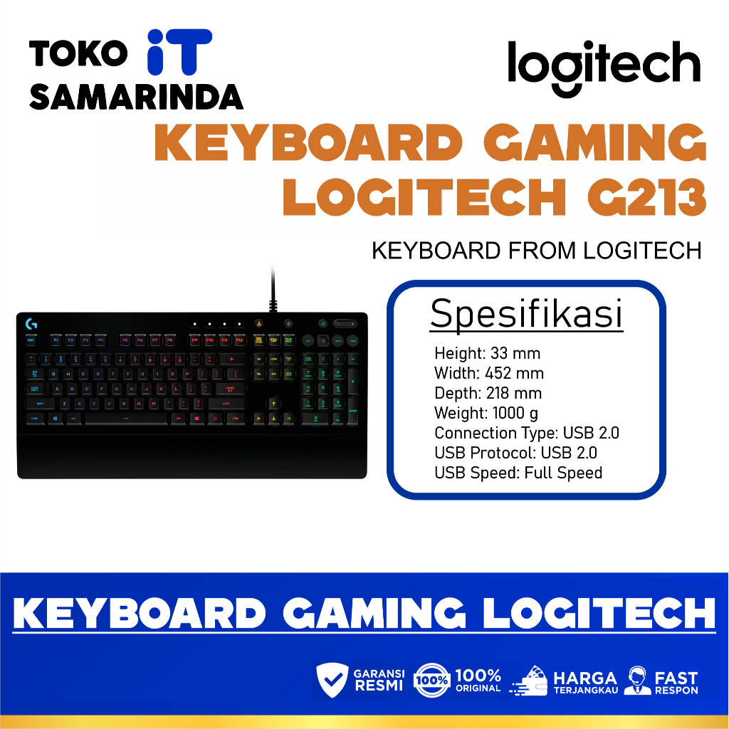 Logitech Keyboard Gaming G213