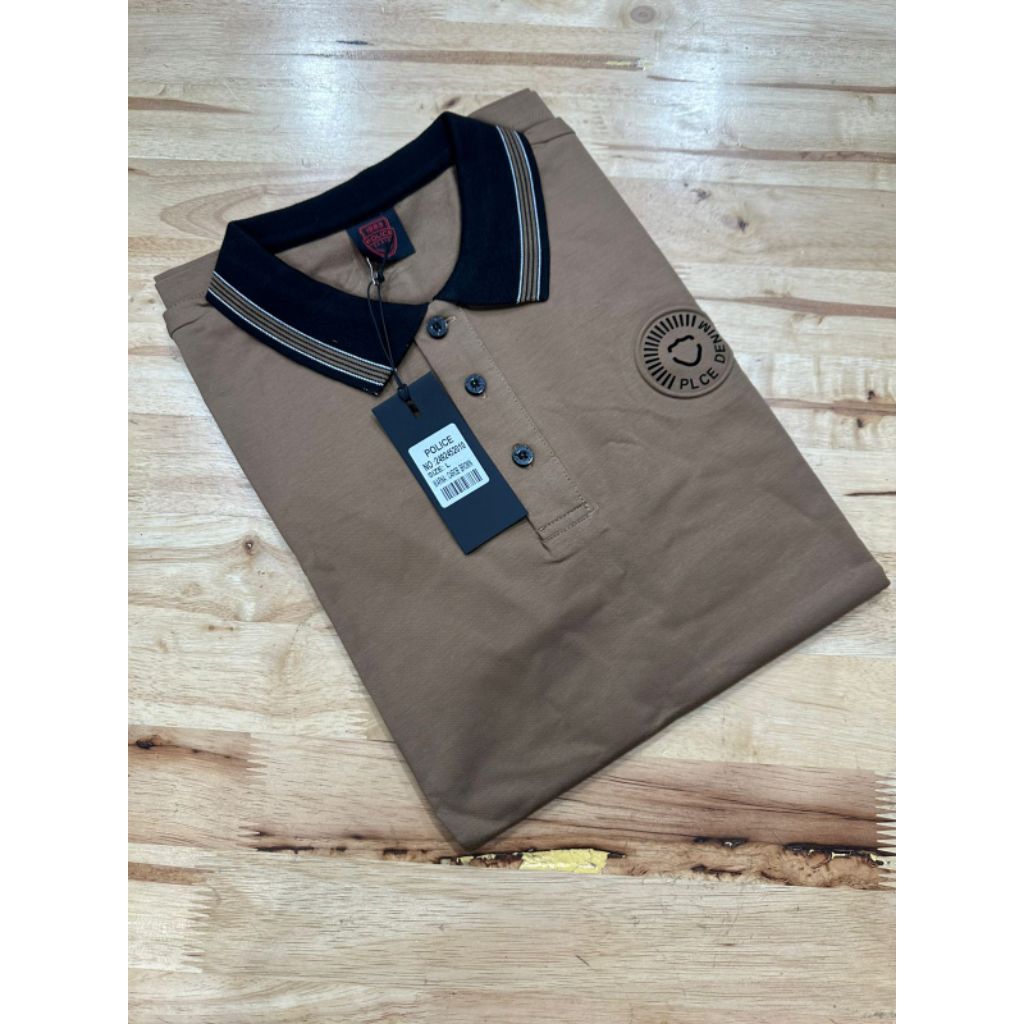 Kaos Kerah Polo merk Police  Original