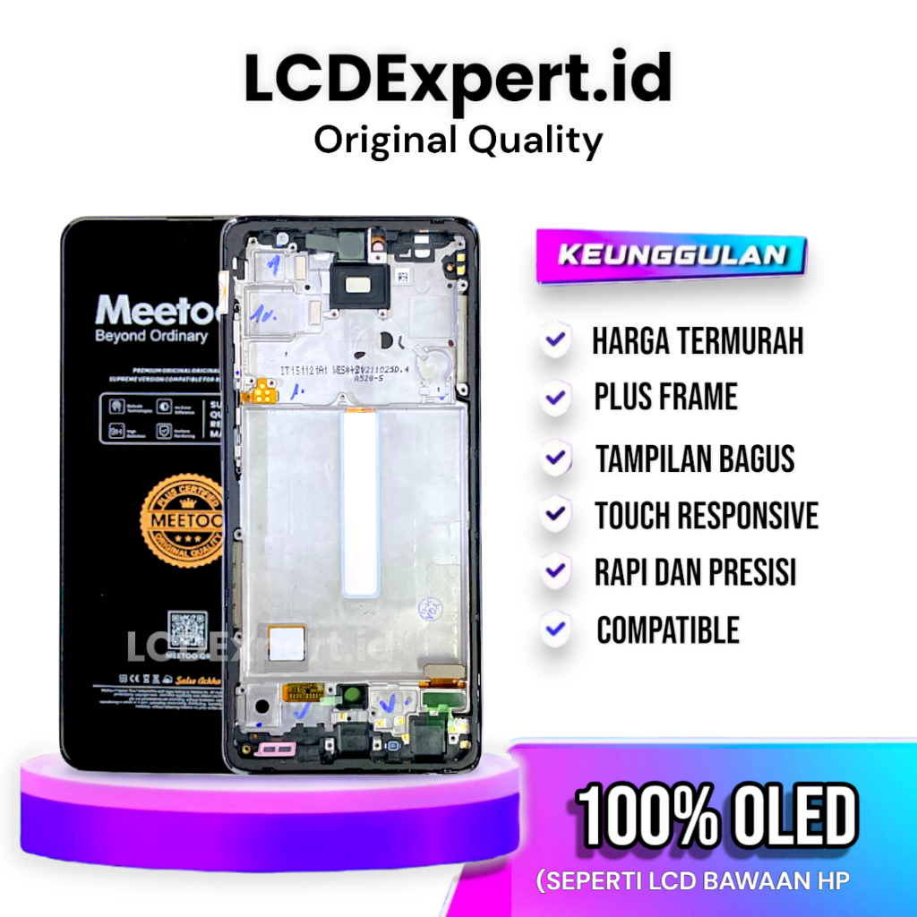 LCD SAMSUNG A525 / A526 (GALAXY A52 4G / A52 5G) ORIGINAL POZI / OLED MEETOO / OLED MEETOO+FRAME / M