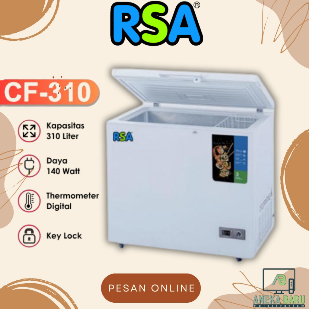 [READY STOCK] RSA Chest Freezer CF-310 / CF310 / CF 310 (310 Liter)