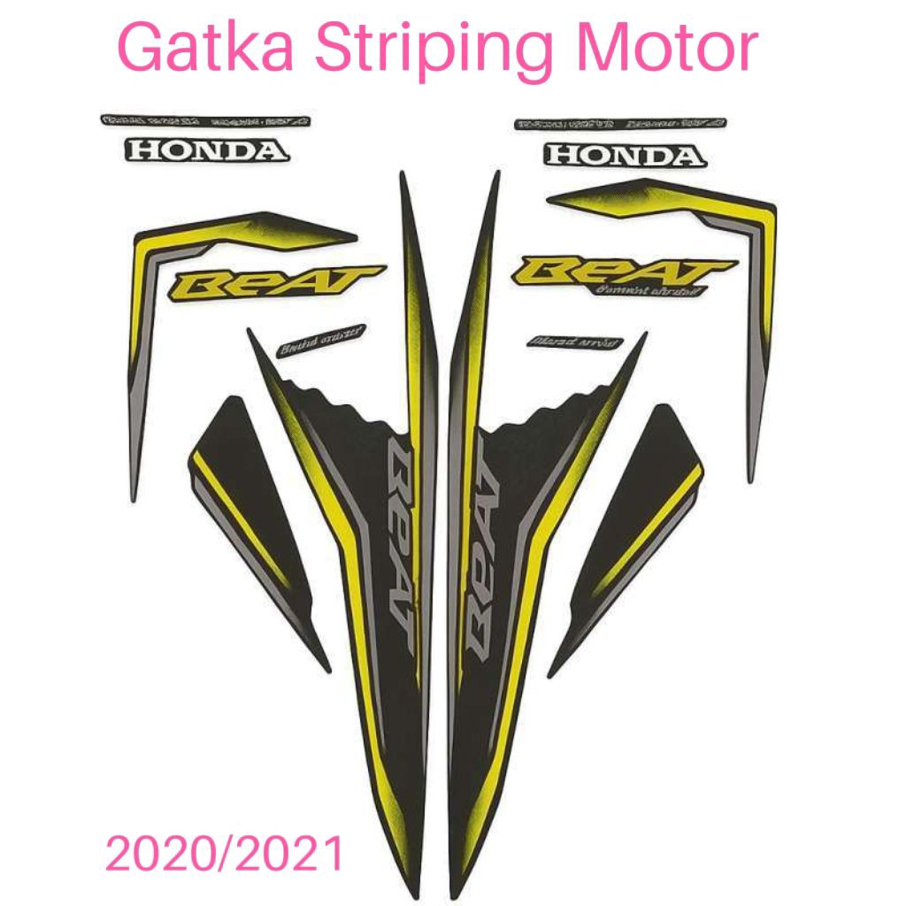 Beat Cbs Iss Tahun 2020 Hijau-Hitam