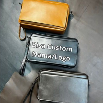 Tas handbag kulit asli/tas handbag/bisa custom nama sendiri atau logo/handbag/kulit asli/tas pria/ta
