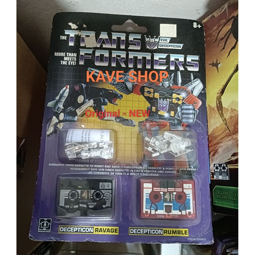 TRANSFORMERS Evil DECEPTICON :  Ravage - Rumble - Original HASBRO - NEW