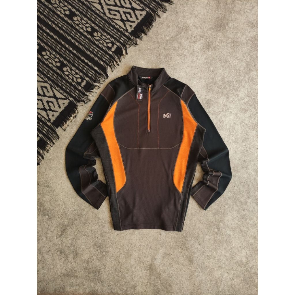 MILLET Baselayer Gunung (NYB513) - Baju Mendaki Bahan Softshell Hangat Untuk Kegiatan Outdoor