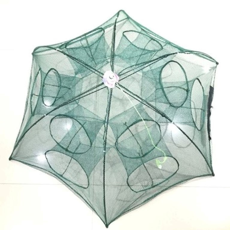 96S PERANGKAP IKAN 12 LUBANG Jaring Udang Belut Kepiting 12lubang Lobang Hexagonal