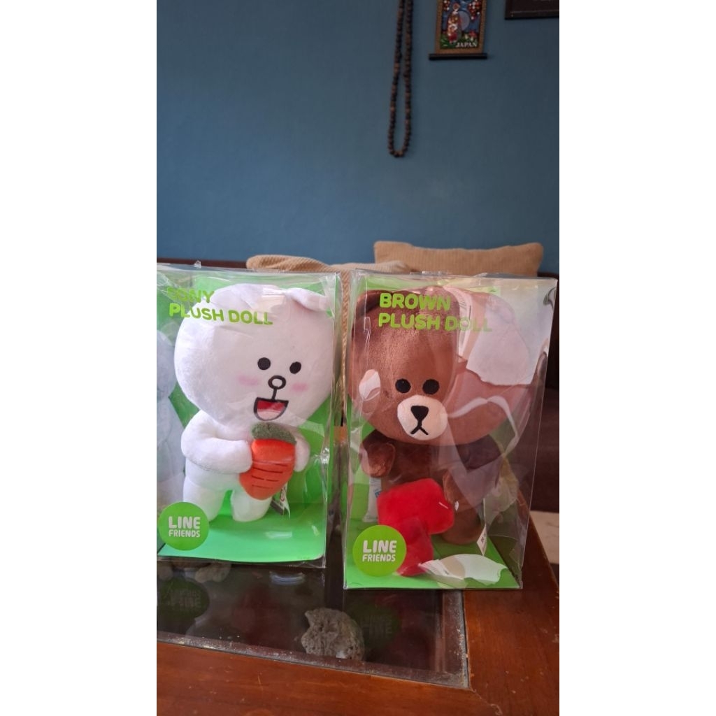 Brown/Cony Plush Doll Line Friends