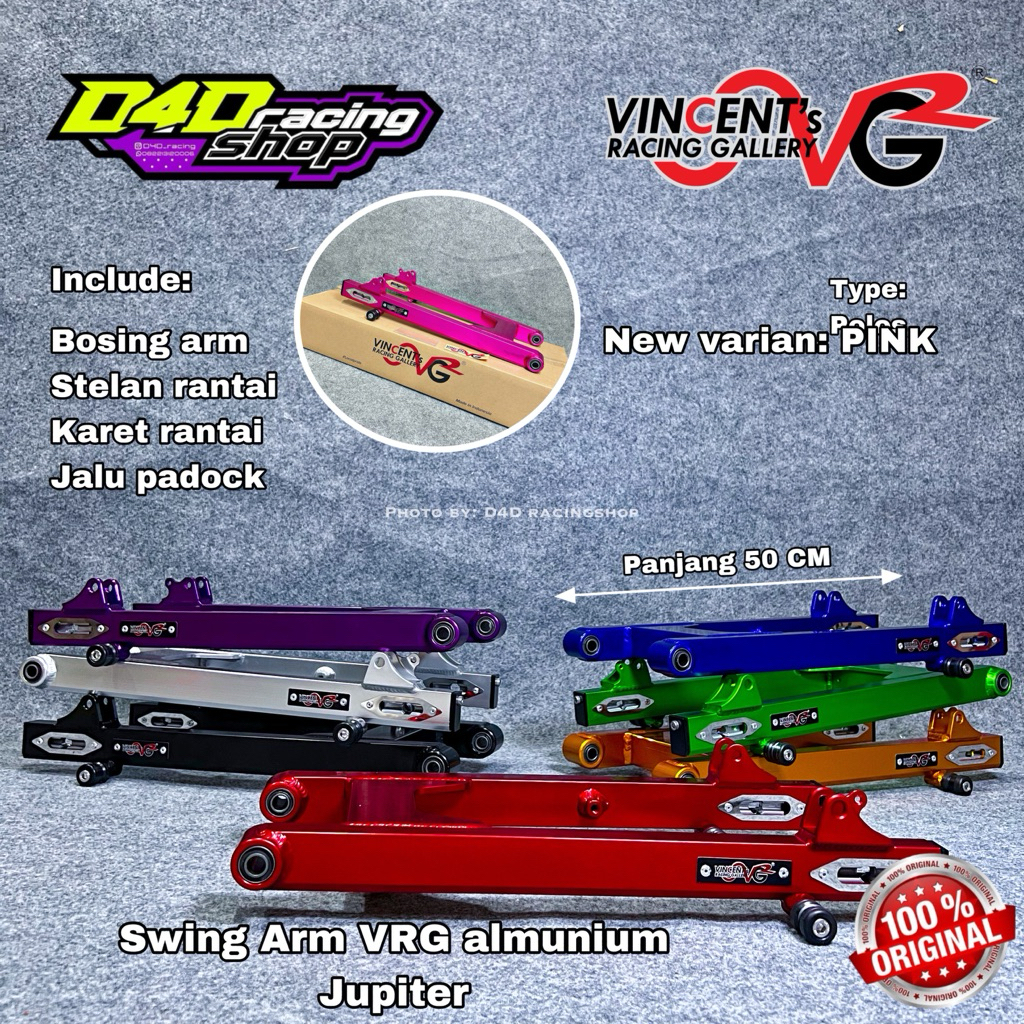 SWING ARM VRG JUPITER Z KOTAK POLOS DOUBLE SHOCK model sleep engine