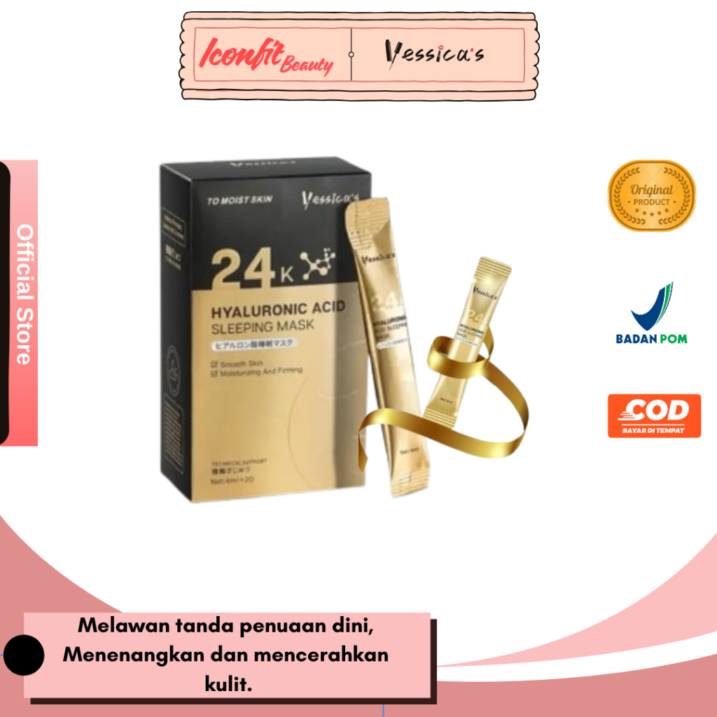 Yessica Sleeping Mask Yessica's 24K Hyaluronic Acid Sleeping Mask