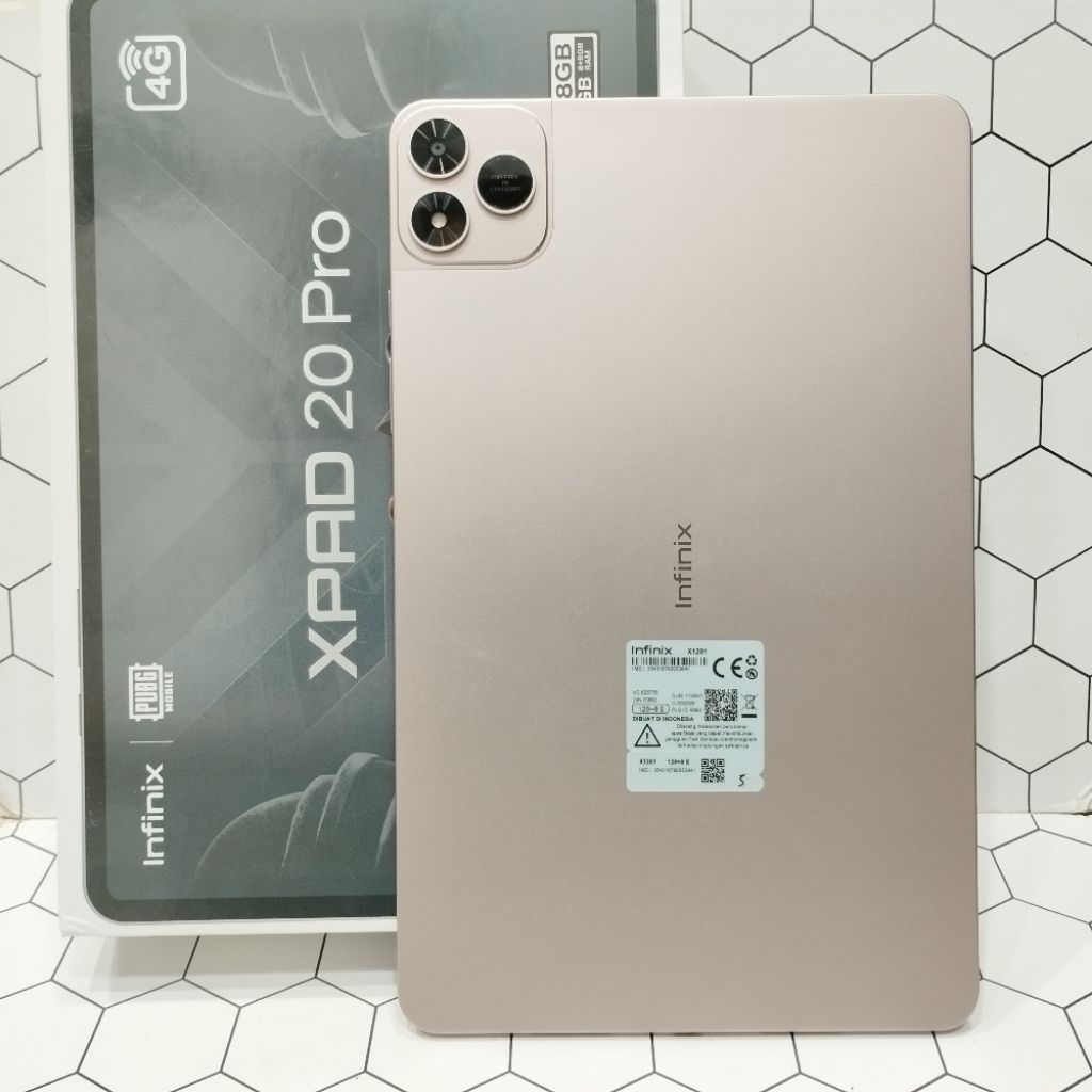 INFINIX XPAD 20 PRO 4G 8/128GB TAB SECOND FULLSET