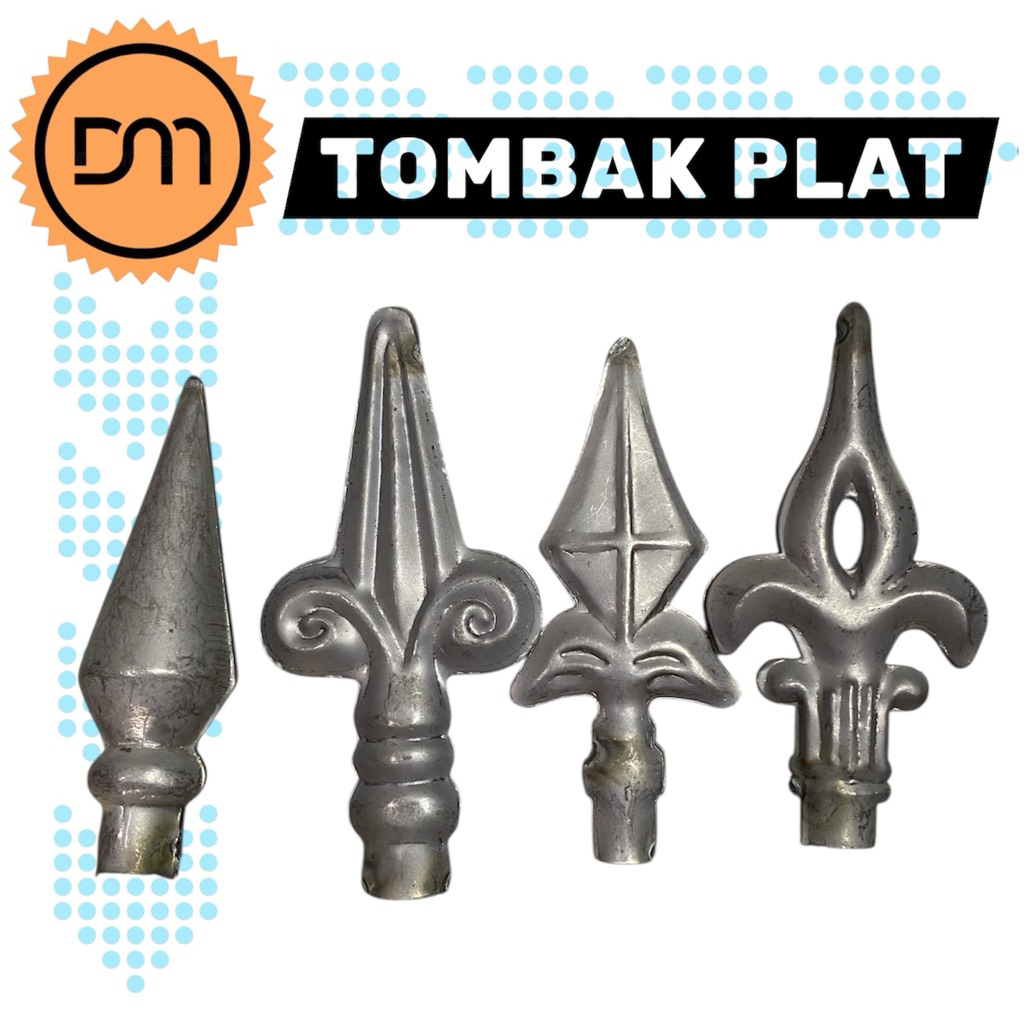 DM - Ornamen Pagar Besi Plat /ornamen besi plat / ornamen plat aksesoris / ornamen pagar