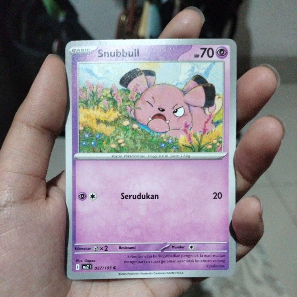 Kartu Pokemon TCG Snubbull Indonesia