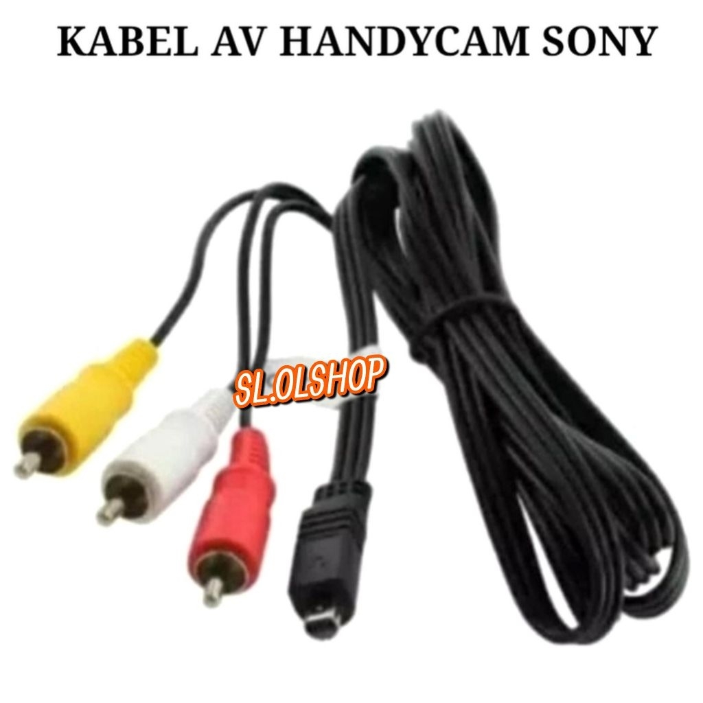 Kabel AV Handycam Sony DCR HC /DVD HDD Cable RCA AV  Hendycam
