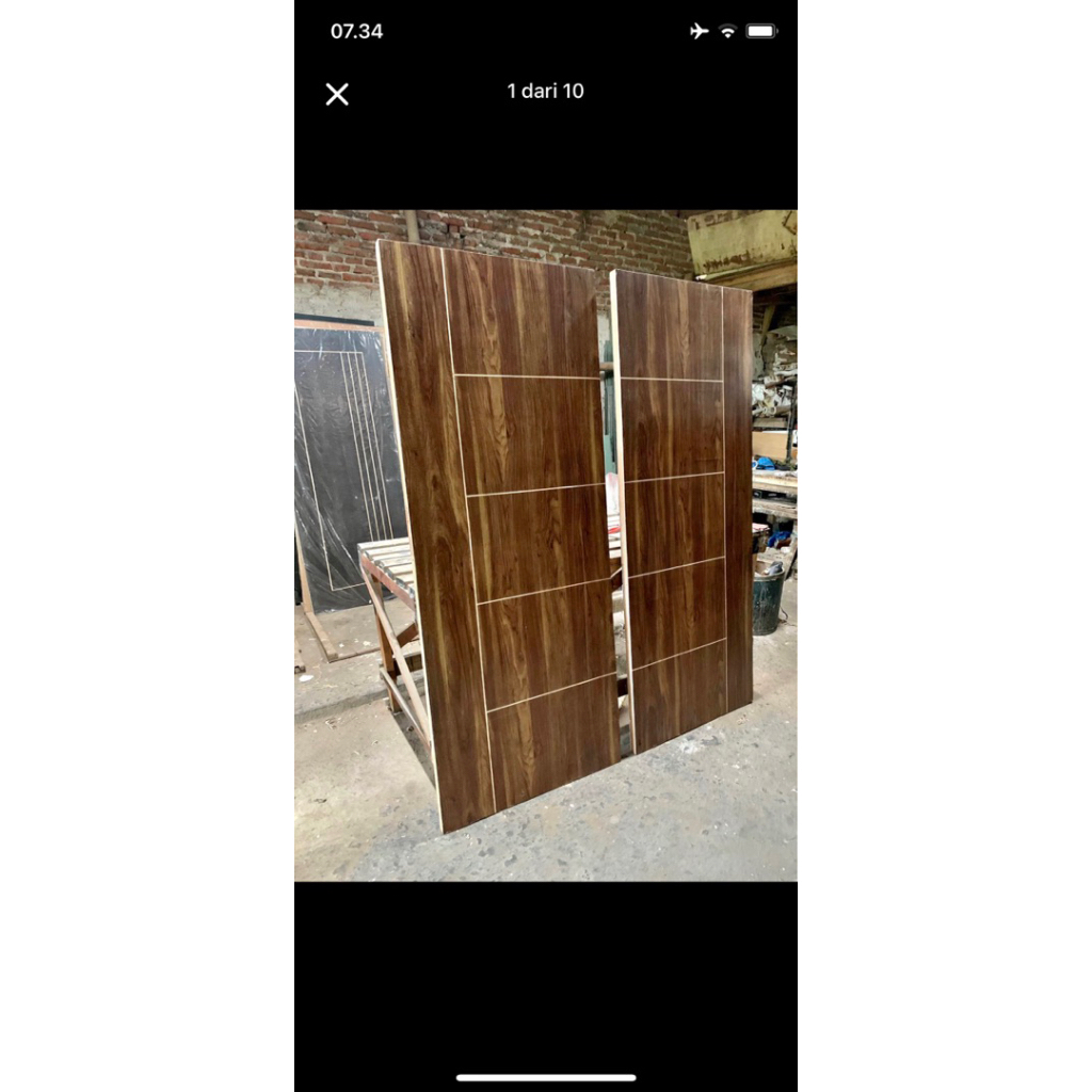 Pintu Rumah / Pintu Kos / Pintu kamar MINIMALIS HDF/multiplek