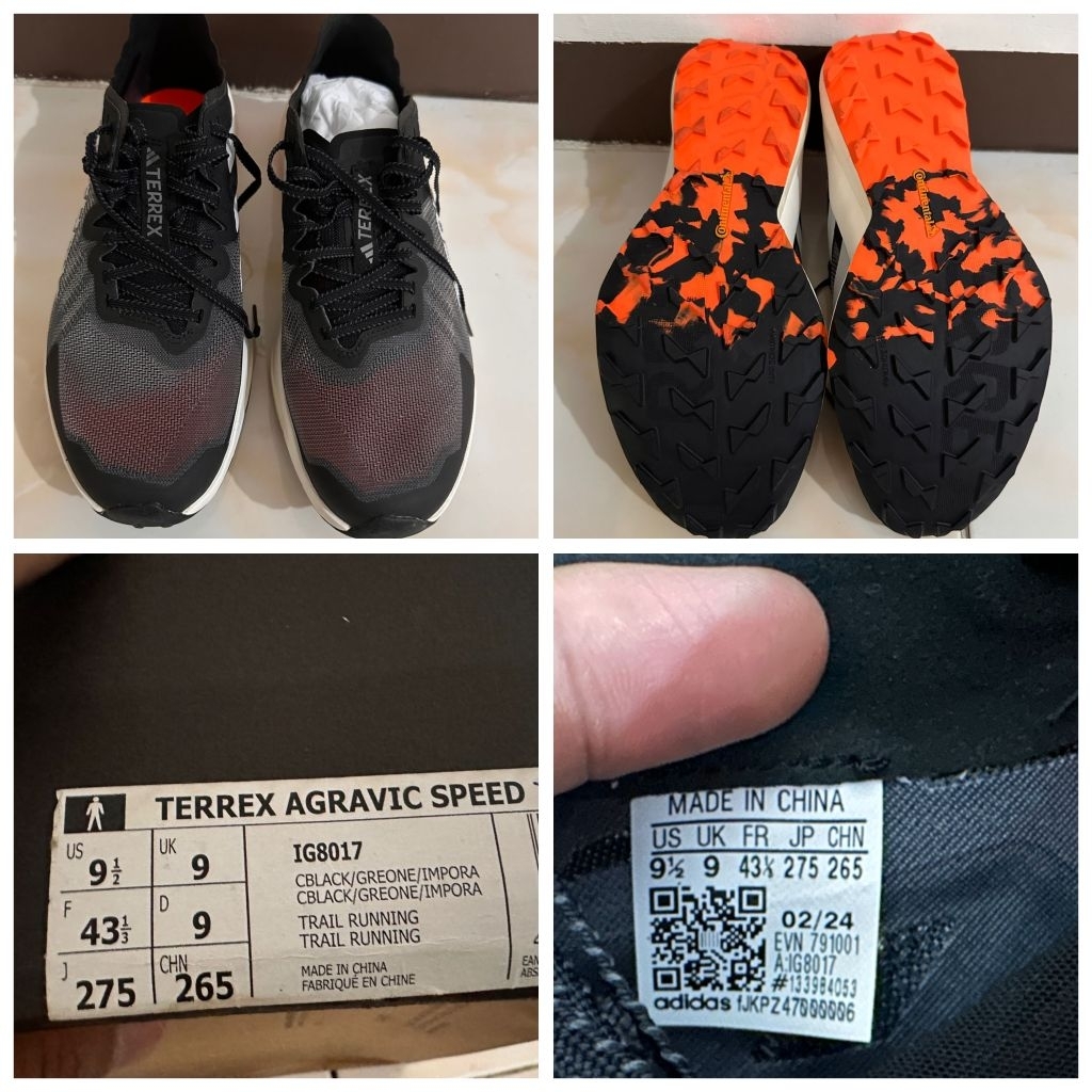 sepatu running Adidas terrex agravic speed