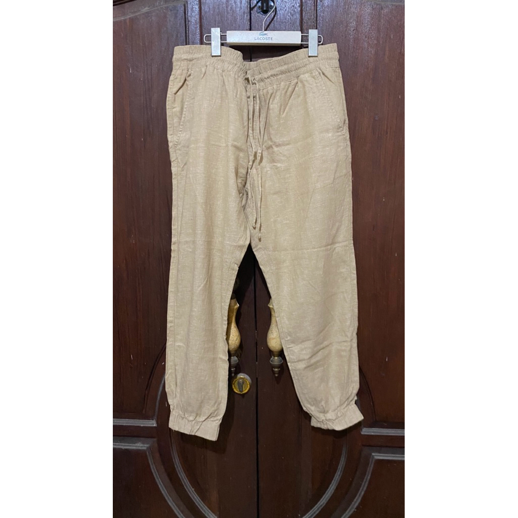 Celana Wanita Giordano Original Warna Cream Preloved