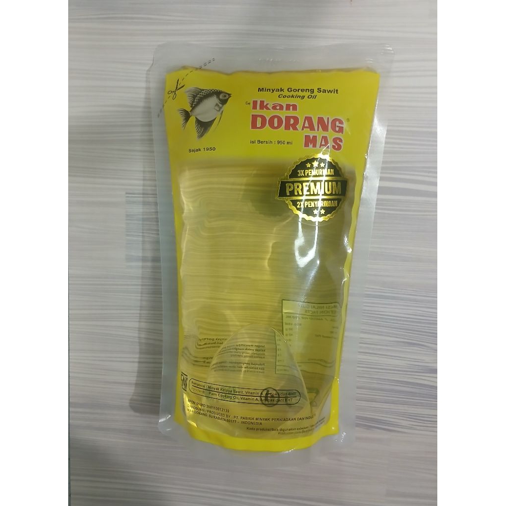 Minyak Goreng Dorang Sawit Premium Promo murah 950Ml