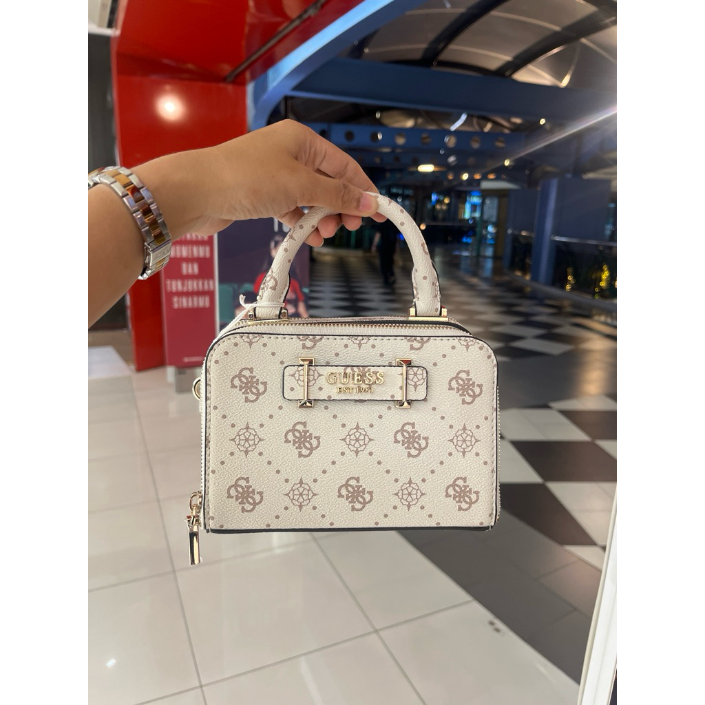 SILIA MINI SATCHEL - TAS GUESS ORIGINAL WANITA
