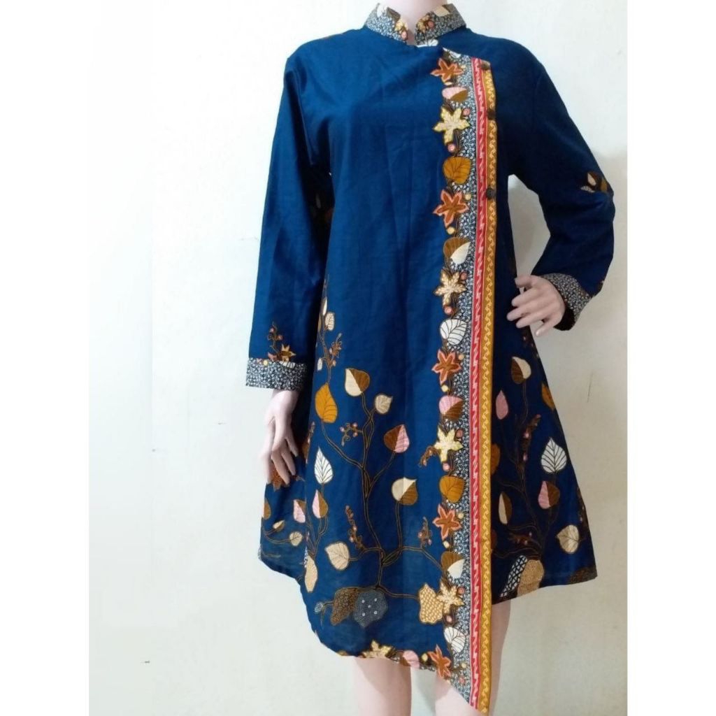 Tunik batik cantik kekinian elegan