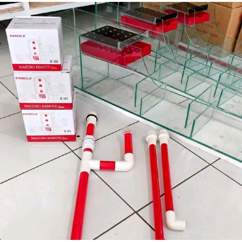 PAKET LENGKAP TOP FILTER AQUARIUM CHINA STYLE TALANG KACA 60 - 150 CM saringan biar air jernih