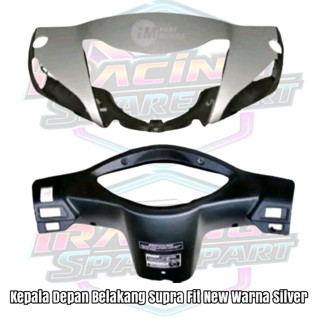 Batok Lampu Depan Belakang Motor Honda Supra Fit New Tahun 2005 2006 2007 Warna Silver
