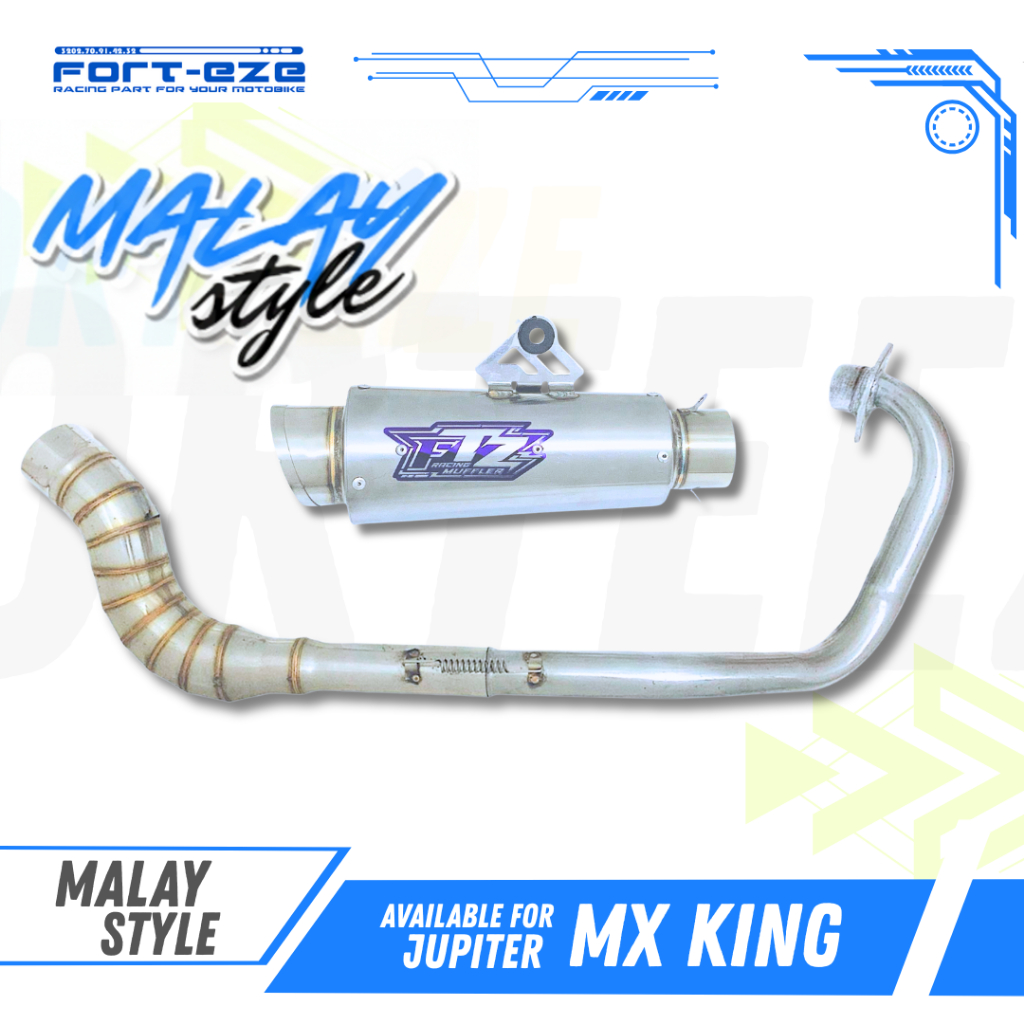 Knalpot FTZ Malaysia Style PNP Jupiter MX King Malaystyle Tipe Proline
