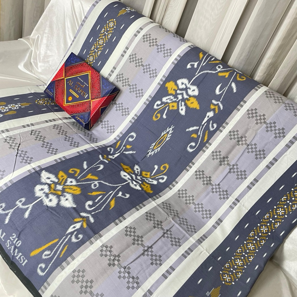 SARUNG TENUN ALSAMSI MOTIF BHS TERBARU 2 PREMIUM QUALITY