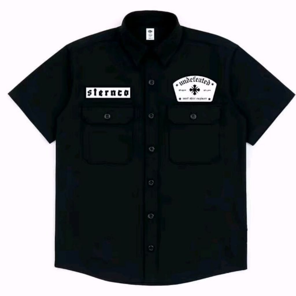 Kemeja Workshirt kemeja Workshirt kancing 'STERNCO'
