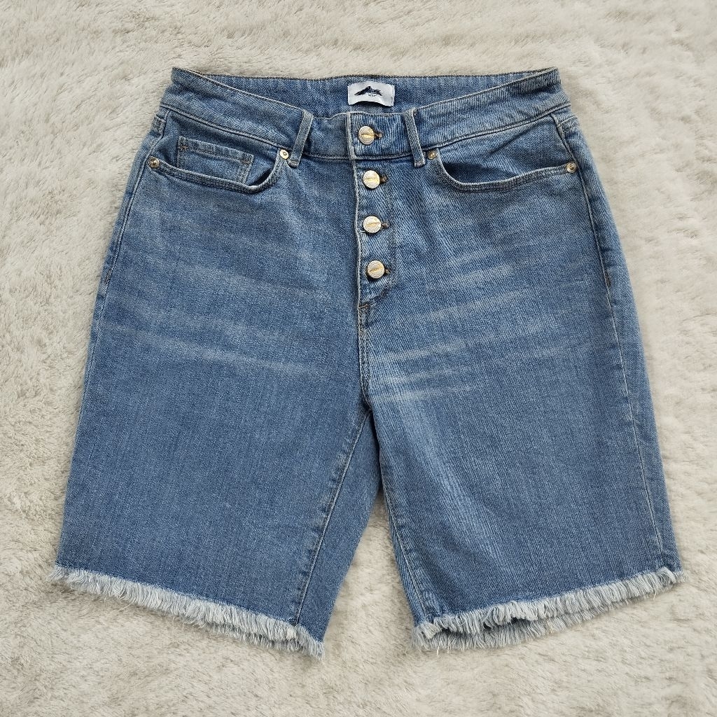 LOFT rawis celana pendek denim jeans sisa export