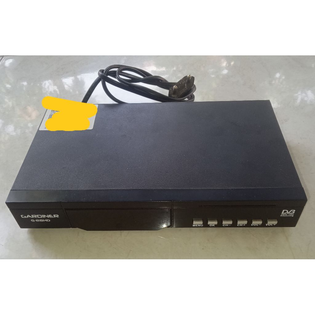 Receiver Dekoder KVISION GARDINER power suply dalam bekas normal tidk bisa RCA harus pake kabel HDMI