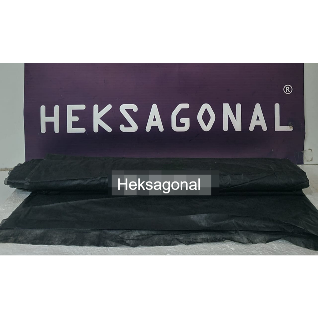 Kain furing kain spunbond kain kasa meteran 40GSM hitam Balikpapan
