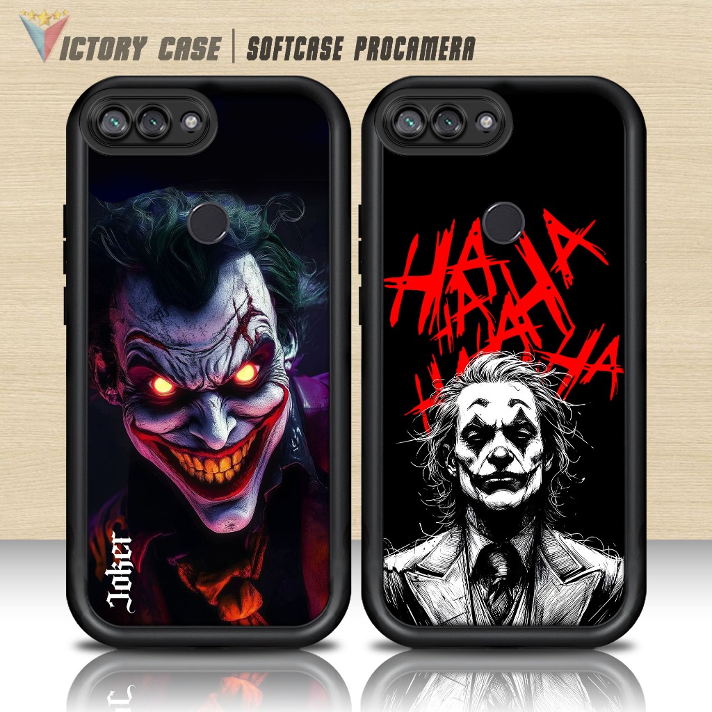 Case XIAOMI 8 LITE Motif ( JOKER ) Casing Handphone Softcase Glossy Anti Jamur