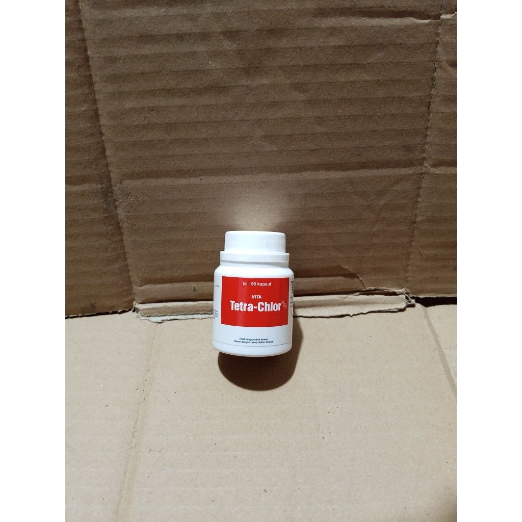 TETRA-CHLOR BOTOL isi 50 kapsul