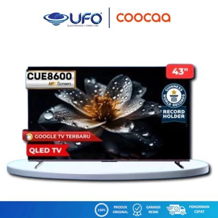 Coocaa 43 Inch QLED Smart TV 4K UHD 43CUE8600 | CUE8600