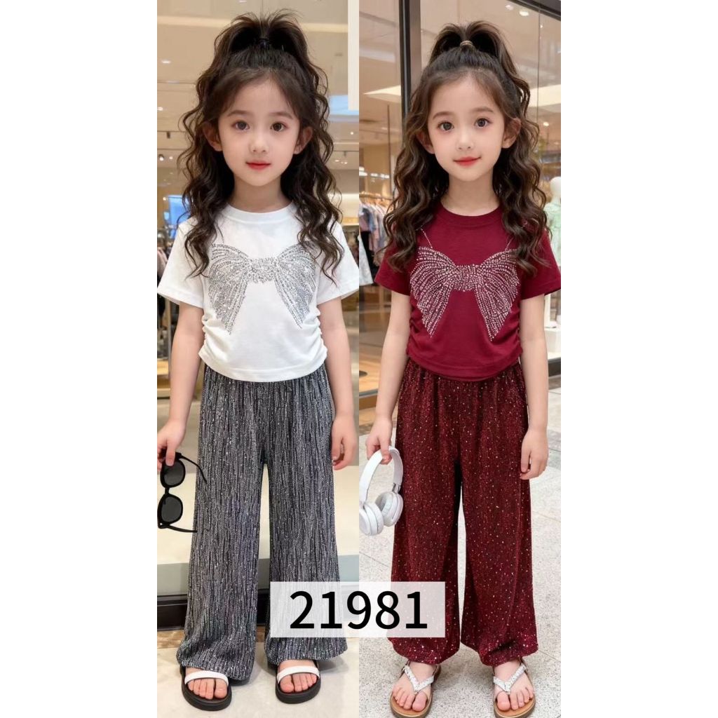 Setelan Anak Perempuan Korean - Usia 6-10th (Seri 5)/Grosir Baju Anak Import